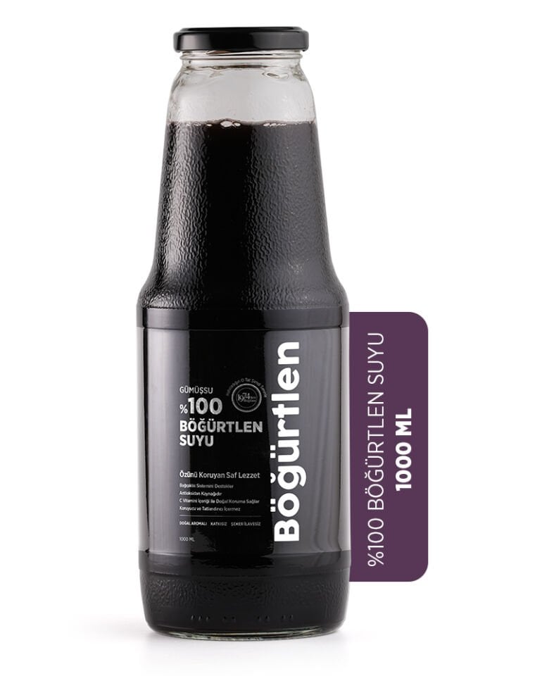 %100 BÖĞÜRTLEN SUYU - 1 L