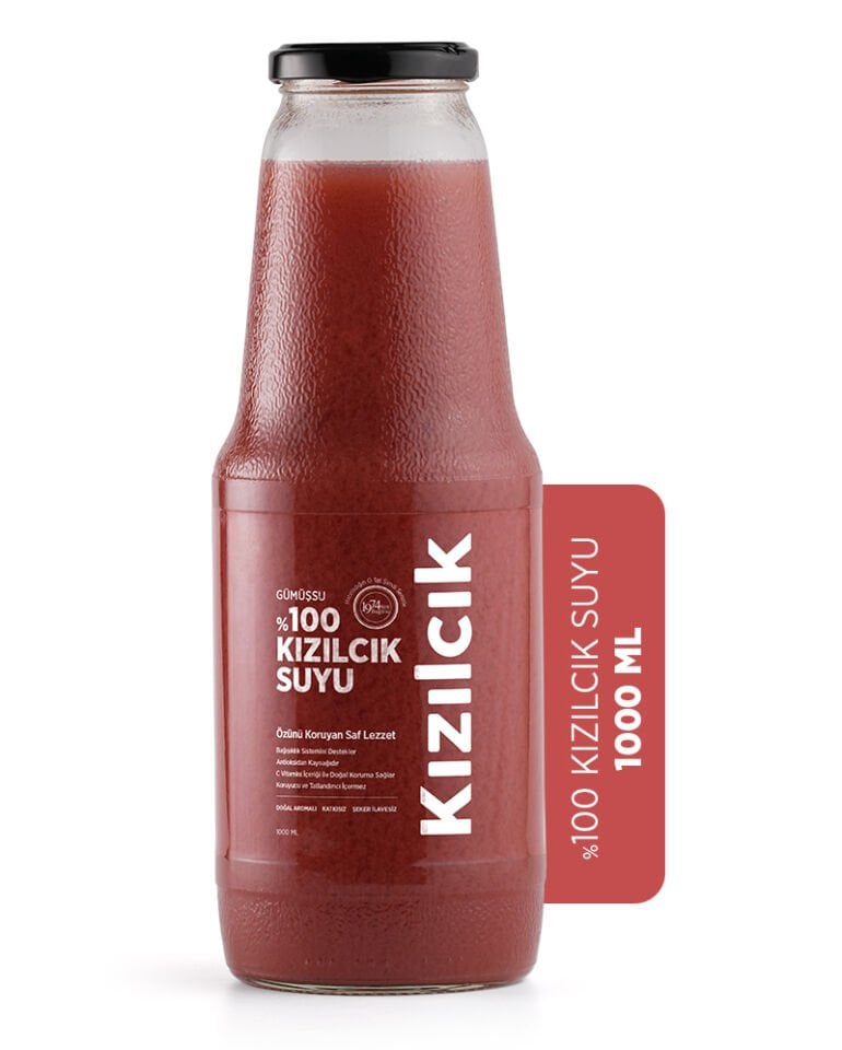 %100 KIZILCIK SUYU - 1 L